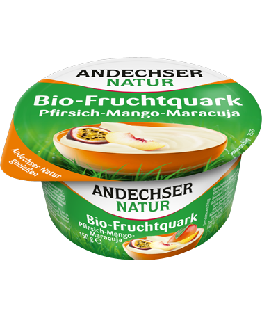 Andechser Fromage frais peche-mangue-maraq. 20% bio 150g
